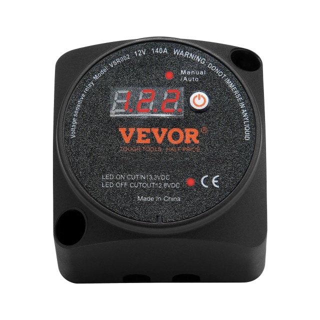 Ρελέ 12V 140A  Διπλής Μπαταρίας Απομόνωσης VEVOR FDCDJDQZJLCDFKCXLV9