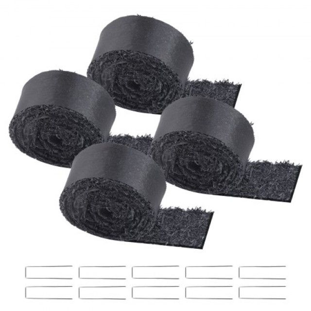 VEVOR 4 Ρολά Καουτσούκ Στρώμα για Τοπιοτεχνία 120 x 4.5in XJJFGW4J120ITV949V0
