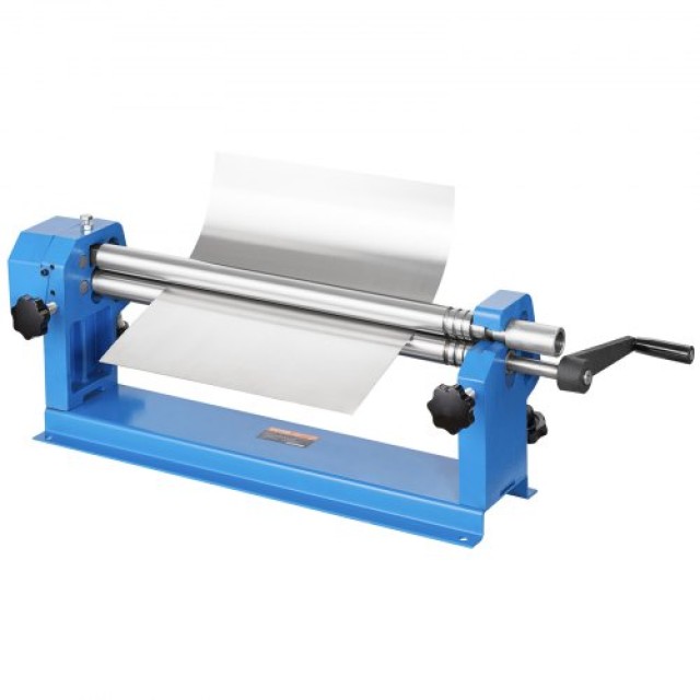 VEVOR Μηχάνημα Ισιώματος Μετάλλων, Πλάτος 610mm, Μηχανή Κύλισης και Κάμψης, με 2 Αποσπώμενους Κυλίνδρους για Χάλυβα, Χαλκό, Αλουμίνιο JBJ24YC20GA3RVAE7V0