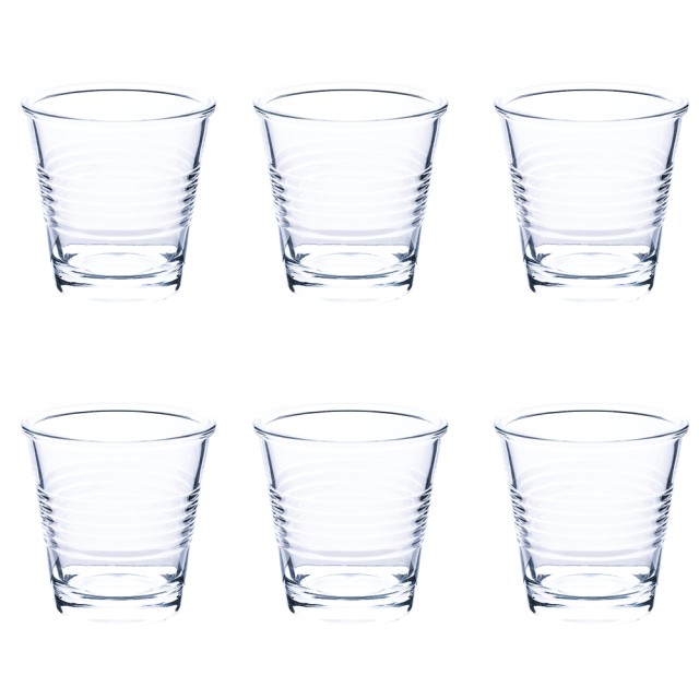 Villa dEste Home Σετ 6 Διαφανή Ποτήρια Λικέρ 90 ml από Γυαλί Glace Party 5913495