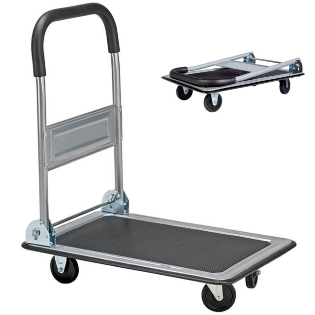 STAKMANN  Πτυσσόμενη Πλατφόρμα Μεταφοράς Φορτίων 150 κιλών Καροτσάκι από Ατσάλι  02842064