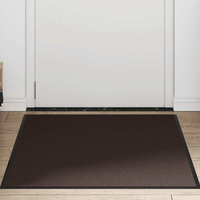 vidaXL Πατάκι Εισόδου Καφέ 90 x 120 εκ. 4105628