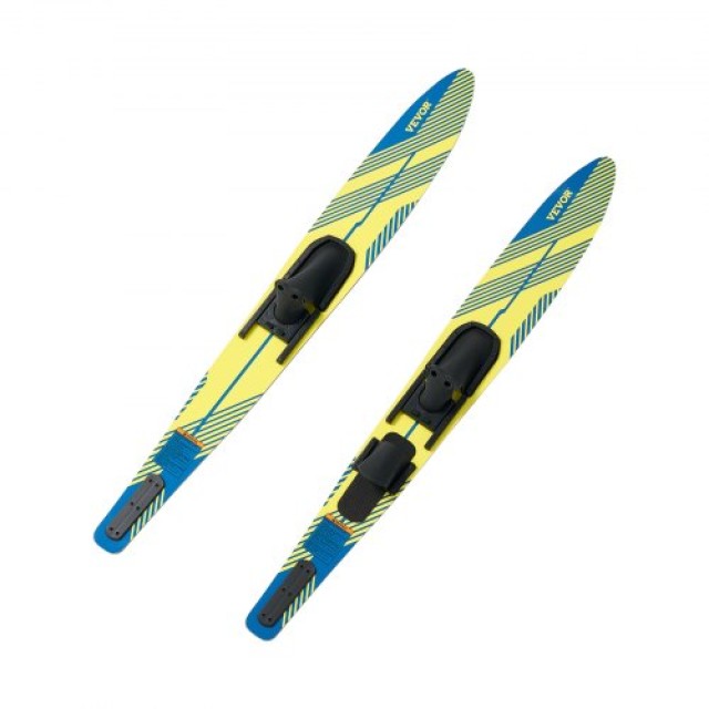 VEVOR Σκι Νερού 170.2 cm με Ρυθμιζόμενες Δέστρες X-9 για Ενήλικες HSQSJK68INCHAQPTGV0