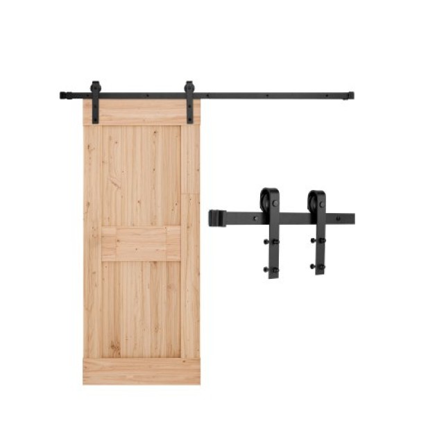 VEVOR Σετ Συρόμενης Πόρτας 6.6FT Μαύρο HDSMDGDGDM2DO5VMP001V0