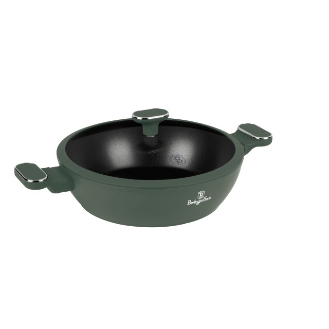 Berlinger Haus Κατσαρόλα με Καπάκι Matte Green (3,8L)  Κομψή και Πρακτική Επιλογή για την Κουζίνα σας BH-8163