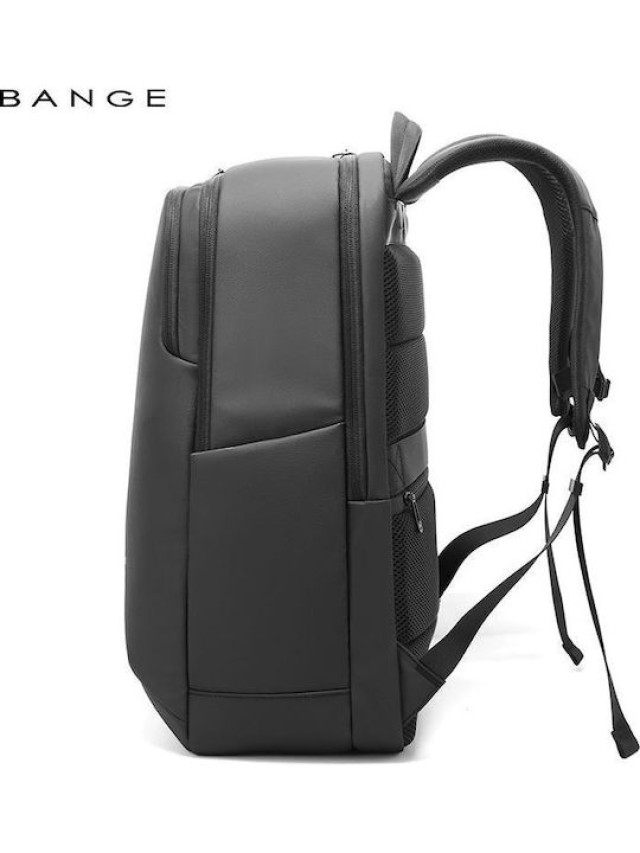 BANGE Αδιάβροχη Τσάντα Πλάτης Laptop 15.6 Μαύρη 3068-Black