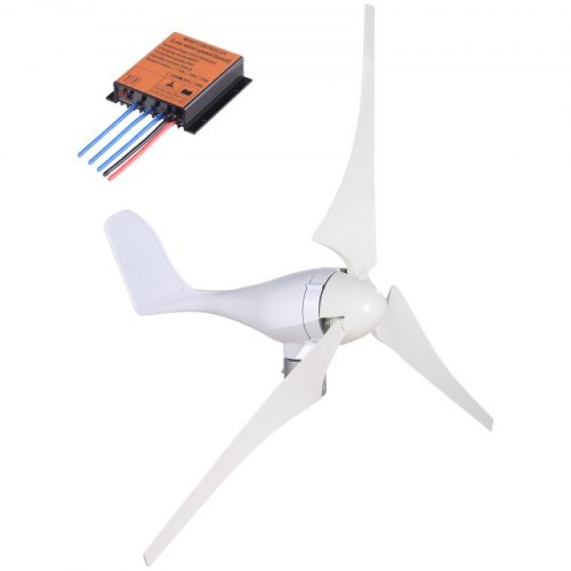 VEVOR Ανεμογεννήτρια 400W 12V με 3 Πτερύγια και Ρυθμιστή Φόρτισης 400WYCWXFLFDJ0001V0