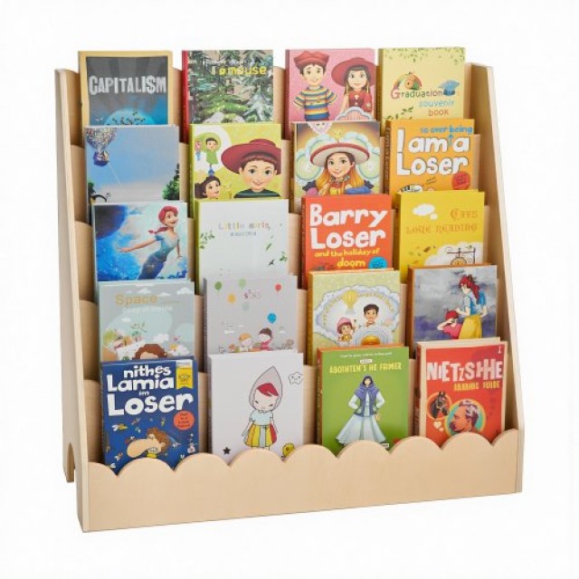 VEVOR Βιβλιοθήκη Montessori 5 Επιπέδων με Κρεμάστρες ETCWJJZMZ3146EH5O001V0
