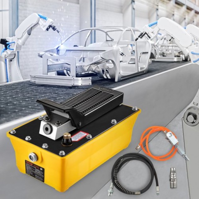 VEVOR Αεροϋδραυλική Αντλία 10,000 PSI με Ποδόπληκτρο και Σπρέι για Βαριά Μηχανήματα  QDYYBHSBD2.3L9FR9V0