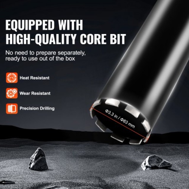 VEVOR Μηχάνημα Πυρηνοληψίας 2600W Χειρός & Βάσης 0.8-7.1in  SCJGSZKJ180MCECVDV2