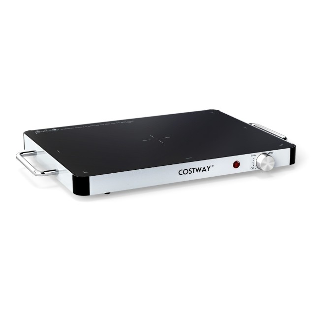 Costway Ρυθμιζόμενη Ηλεκτρική Πλάκα Θέρμανσης 48 x 32 x 4 cm ES10507DE