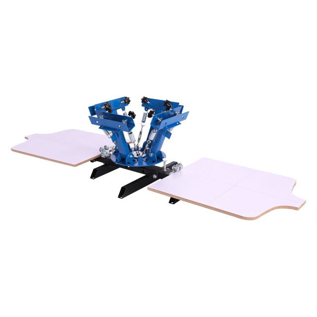 VEVOR Μηχανή Μεταξοτυπίας 4 Χρωμάτων 2 Θέσεων 540 x 450 mm DDWSYJTTS42DHJNGG001V0