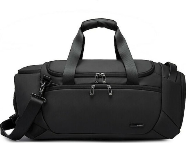 BANGE Σακ Βουαγιάζ Υφασμάτινο Μαύρο 30L 53x22x25εκ. 2378-Black