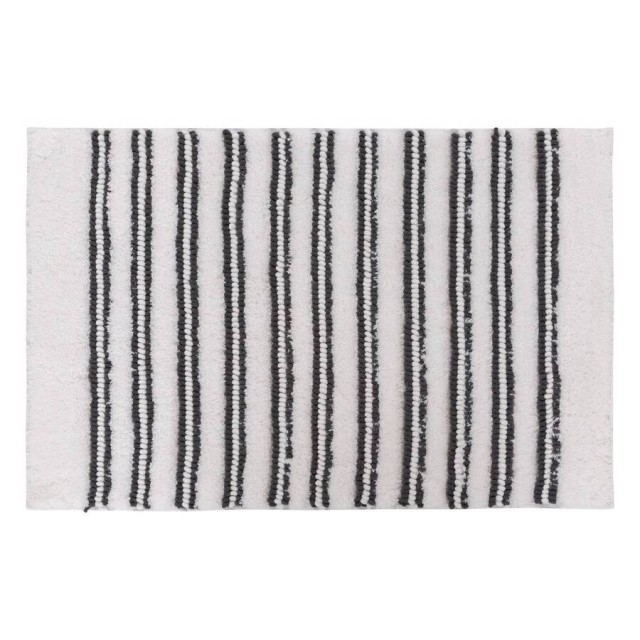 5FIVE Simply smart Αντιολισθητικό Πατάκι Μπάνιου 90x50 εκ. Μαλακό & Απορροφητικό 206935-White-Grey