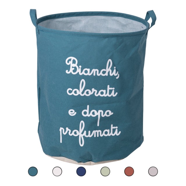 Galileo Καλάθι άπλυτων από ύφασμα με χερούλια 40x50 εκ MotivyPensieriny Sibilla 5920143 Τυχαία Επιλογή Χρωμάτων