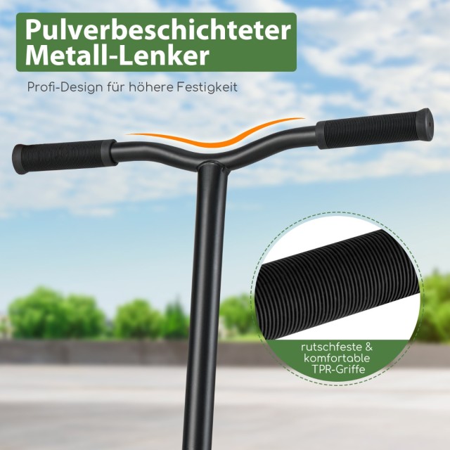 Costway Επαγγελματικό Stunt Scooter για Παιδιά και Εφήβους με Υψηλής Απόδοσης Ρόδες και Ασφαλή Σχεδίαση SP38204GN