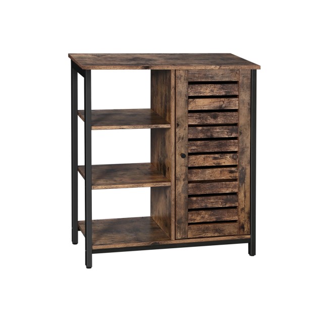 VASAGLE Βιομηχανικό Ντουλάπι Αποθήκευσης LOWELL 70x30x81.5cm με Ρυθμιζόμενα Ράφια και Πόδια LSC74BX