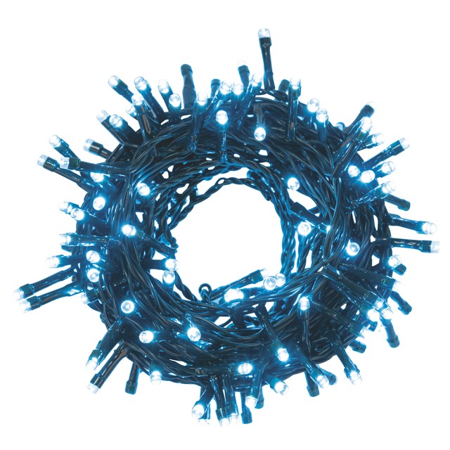 Kooper Σύρμα 180 LED λευκό ψυχρό 54 μ για εξωτερική χρήση με 8 προγράμματα φωτισμού Santas House by Kooper 5921219