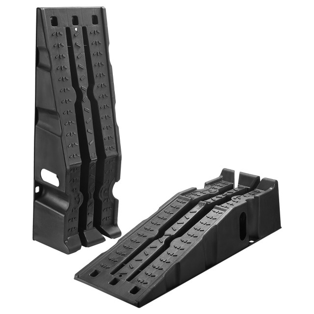 VEVOR Βαρέως Τύπου Αυτοκινητοράμπες 2 Τεμ, 7257 kg, Ύψος Ανύψωσης 170 mm για Συντήρηση Οχημάτων TSWXPDSL66INNBEFO001V0