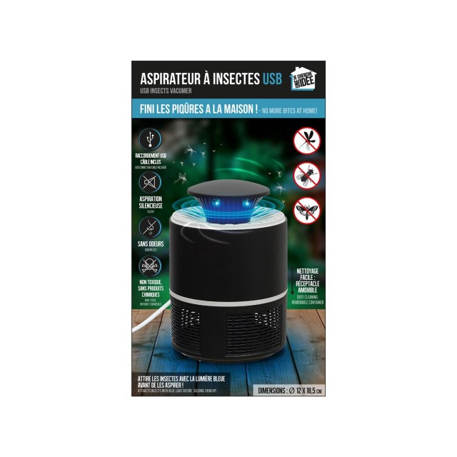 Συσκευή Παγίδας Κουνουπιών LED 12 x 18,5 x 12 cm M8DI0053 JE CHERCHE UNE IDEE