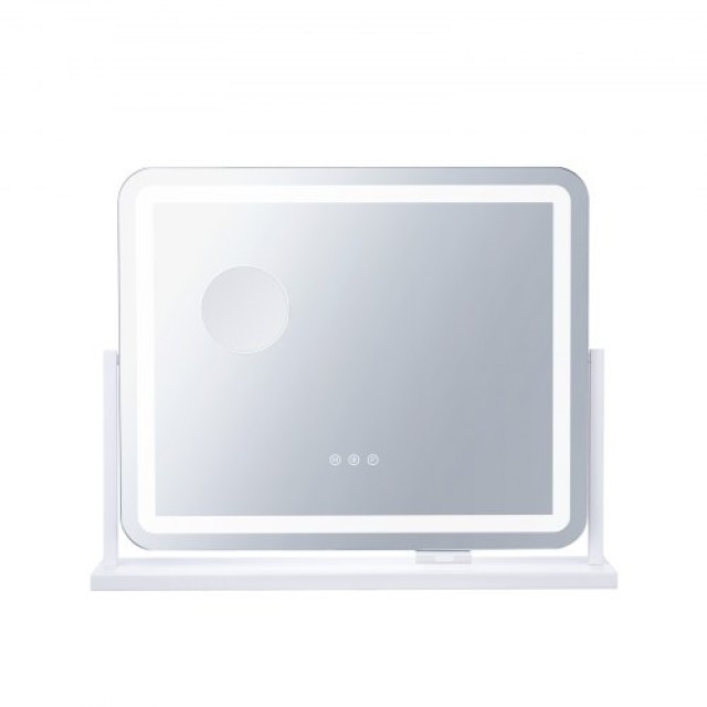 VEVOR Φωτιζόμενος Καθρέφτης Μακιγιάζ 3 Χρωμάτων με Θύρα USB Μεγέθυνση 21.7x17.7 εκ. TMHZJJSFXDD5D0FVKV2