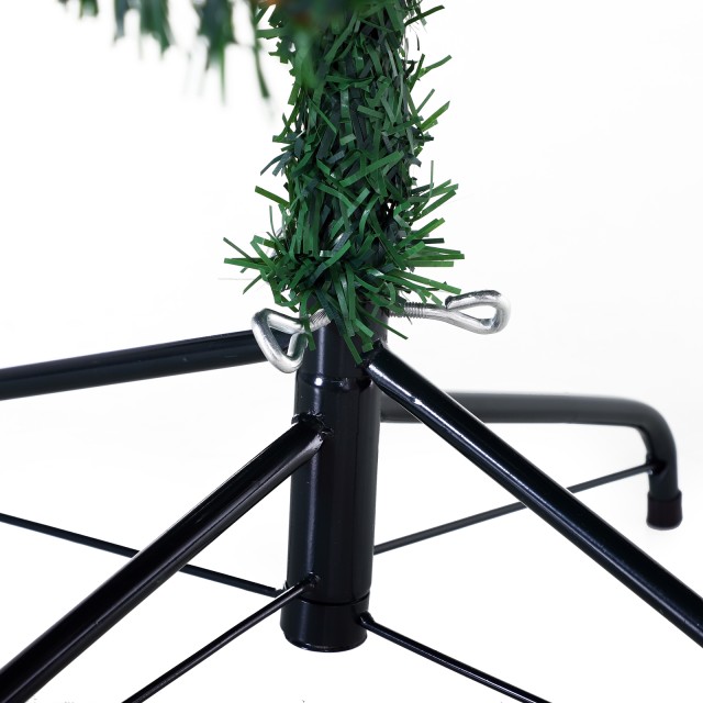 Τεχνητό Χριστουγεννιάτικο Δέντρο με 1000 Κλαδιά και Ατσάλινη Βάση 180 cm HOMCOM 830-245