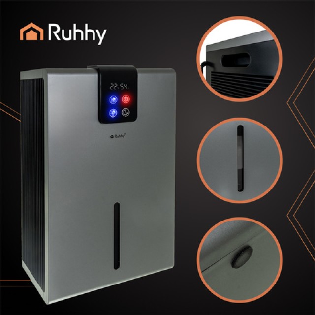 Ruhhy Έξυπνος Αφυγραντήρας Αέρα με Φωτισμό LED & Τηλεχειριστήριο 26496