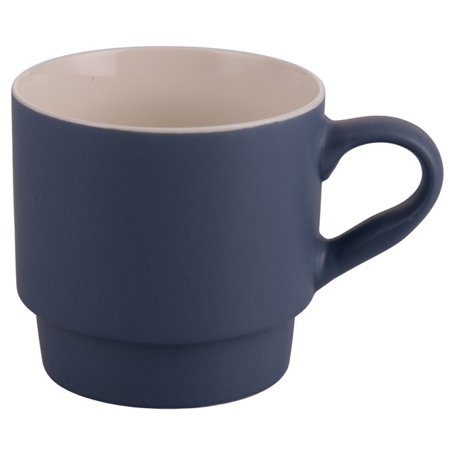 Villa dEste Home Σετ 4 τμχ  Στοιβαζόμενη Κούπα Tazza 380 ml από Πορσελάνη New Bone China Fly Down Σχήματος 5922655