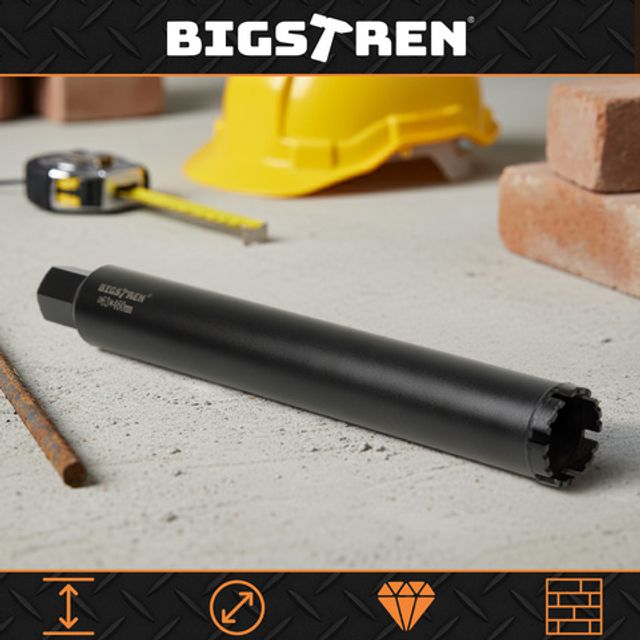 Bigstren  Ποτηροτρύπανο  63x450 mm, Ιδανικό για Διάτρηση σε Σκυρόδεμα και Σκληρά Υλικά 27082