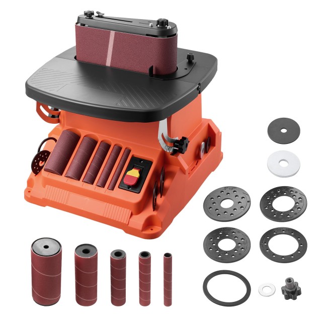 VEVOR Πολυλειτουργικός Οριζόντιος Λειαντήρας 2000RPM με Επιφάνεια Δουλειάς 420x460x440 mm ZZSGJTSZZSD2OC7KR001V2