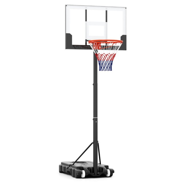 Costway Ρυθμιζόμενη Εξωτερική Μπασκέτα 155-230cm SP38316WH