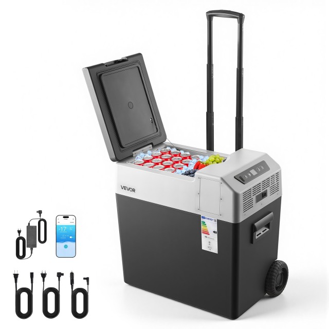 VEVOR Φορητό Ψυγείο-Καταψύκτης 50L με Συμπιεστή, App Control και Ρόδες GLCZBXX50LDMMXXSD001V2