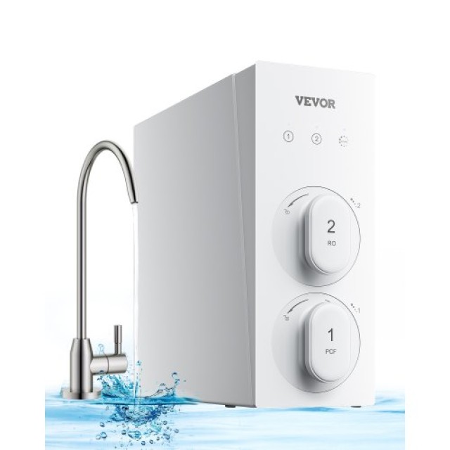 VEVOR Σύστημα Αντίστροφης Όσμωσης 400 GPD 8-Σταδίων Χωρίς Δεξαμενή Κάτω από Νεροχύτη Φίλτρο Νερού SCXLSQWSXROF8IA4FV2