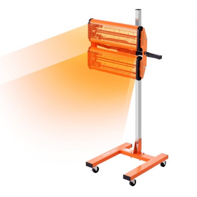 VEVOR Λάμπα Υπέρυθρης Βαφής 2200W για Στέγνωμα Αυτοκινήτου ZJSKQD2200W02IO44V2