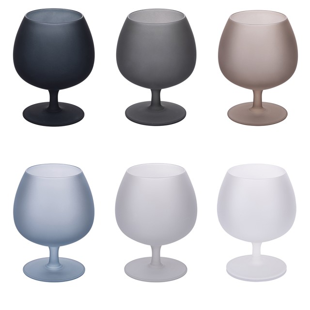 Villa DEste  Σετ 6 ποτήρια λικέρ 300 ml παγωμένα σε γυαλί Stones 5918595