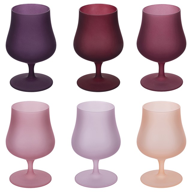 Villa DEste  Σετ 6 ποτήρια λικέρ 260 ml frosted σε γυαλί Provence 5918598