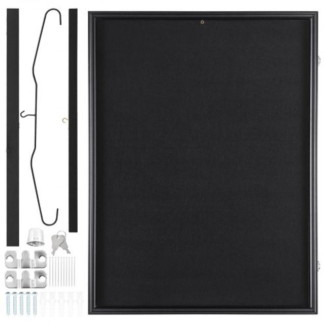 VEVOR Κορνίζα Προβολής Φανέλας, 59.2 x 79.2 x 3.8 εκ., Μεγάλο Κλείδωμα Σκιάς με Προστασία UV 98% και Κρεμάστρες, για Μπλουζάκια Αθλημάτων QYZSKJZX233356UORV0