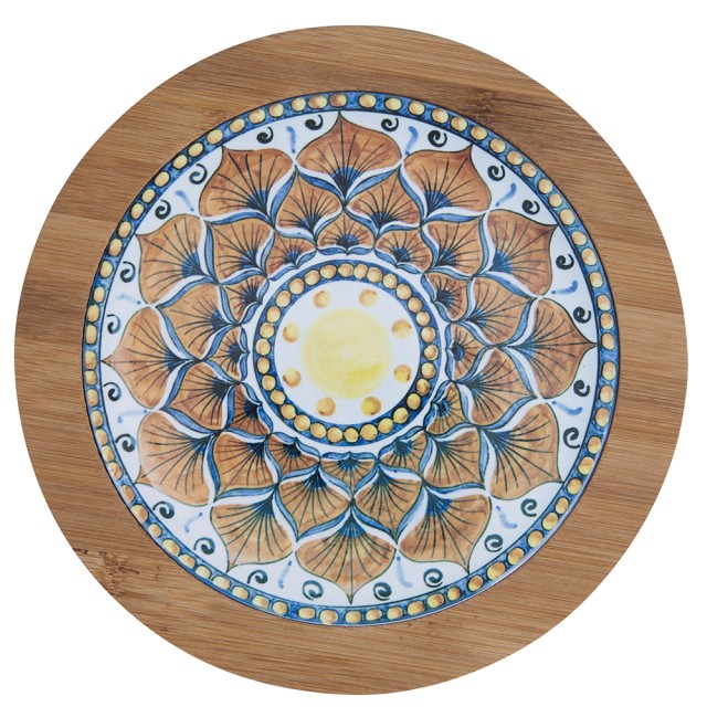 Villa dEste Home Διακοσμητική Πλακάκι 20 εκ. από Κεραμικό και Μπαμπού Σικελίας 5923779