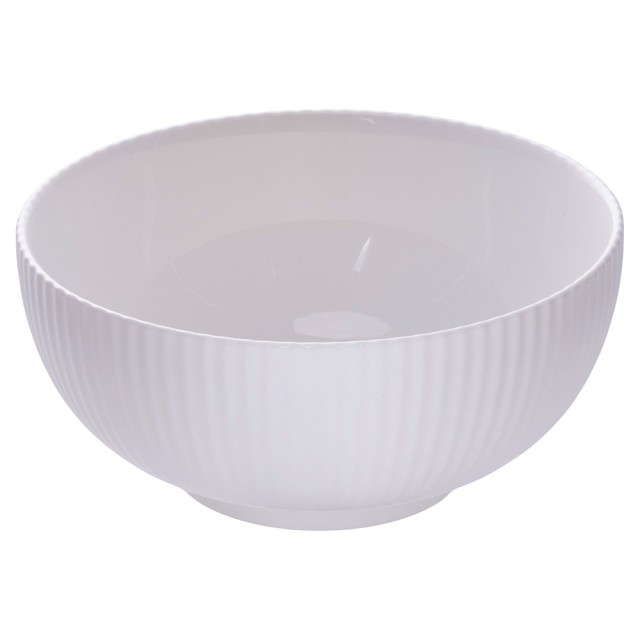 Galileo Μπωλ από οπαλίνα γυαλί 15 εκ. επιφάνεια δουλεμένη λευκό 5921424