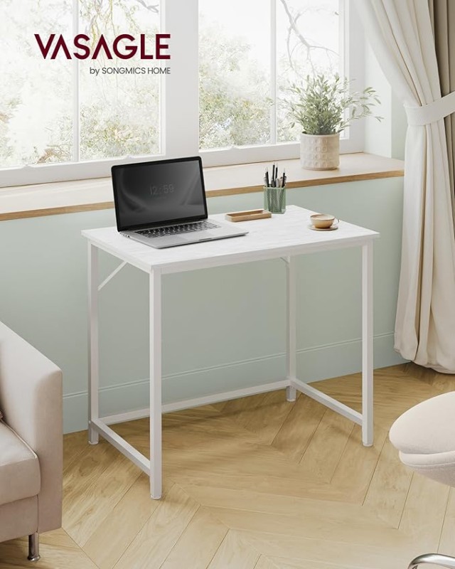 Μεταλλικό Γραφείο Υπολογιστή 50 x 80 x 76 cm VASAGLE LWD038W44