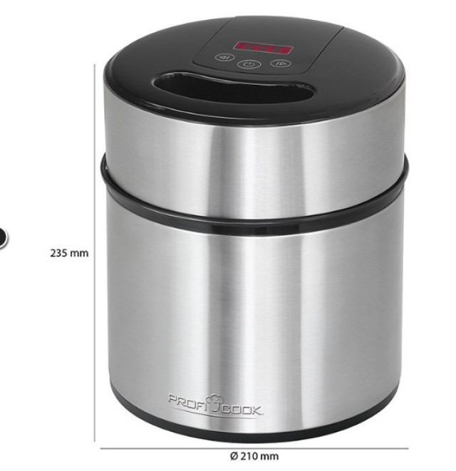 Παγωτομηχανή 12 W 1,8lt PC-ICM1140 Profi Cook