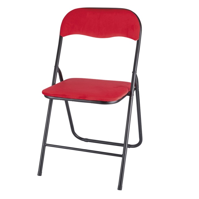 Galileo Πτυσσόμενη καρέκλα εξοικονόμησης χώρου με εφέ κόκκινου βελούδου 435x44 cm 5901362