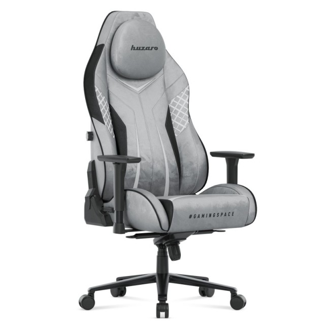 Huzaro Grey Gaming Καρέκλα Suede Γκρι Force 8.3  5900415031611