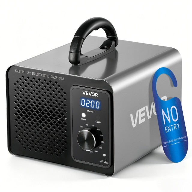 VEVOR Επαγγελματική Γεννήτρια Όζοντος 36.000 mg/h για Χώρους έως 300 τ.μ. GYCYFSQZD300O5S5X001V2