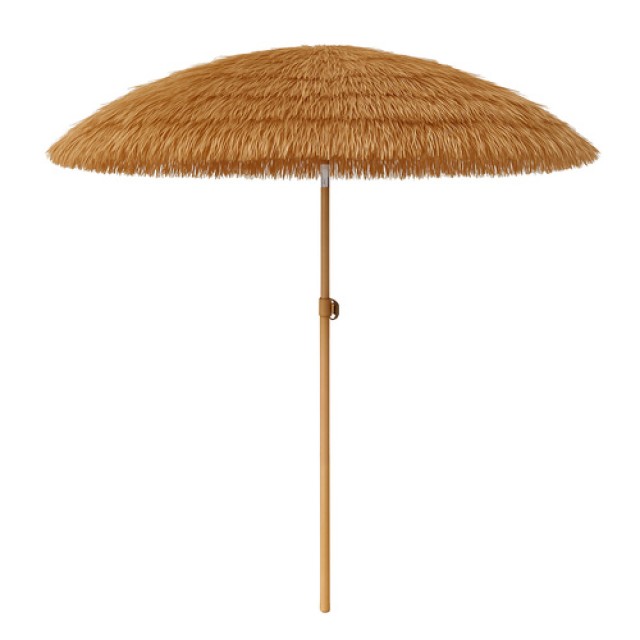 Ομπρέλα Κήπου Ψάθινη Hawaiian 170 cm – Μπεζ 25326 Gardlov