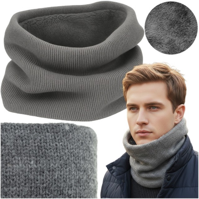 Trizand Κασκόλ Ανδρικό Μαύρο Μονό Μέγεθος 30x24 εκ. 20674