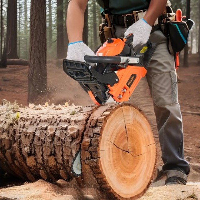 VEVOR Αλυσοπρίονο Βενζίνης 40cc 1.8 HP 14 ιντσών για Κοπή Ξύλου RQLJ14INCHEC4M9U6001V0
