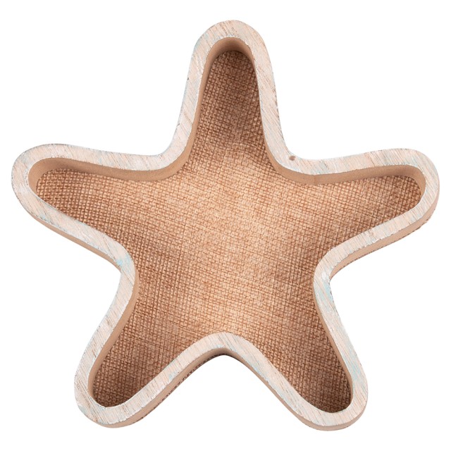 Villa dEste Home Στεριά Αστερίας Ξύλινη Κρεμάστρα-Αδειαστήρι Ocean από MDF 5922162