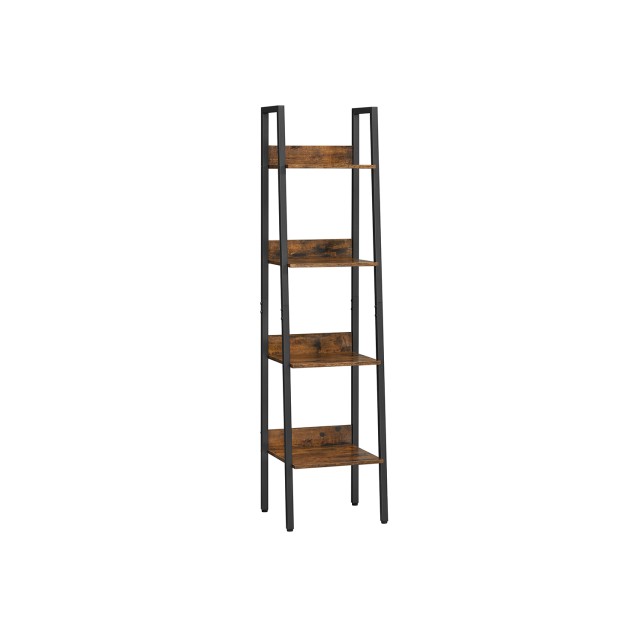 VASAGLE Ρουστίκ Ραφιέρα Σκάλας 4 Επιπέδων 33.8x30x140cm ALINRU LLS108B01