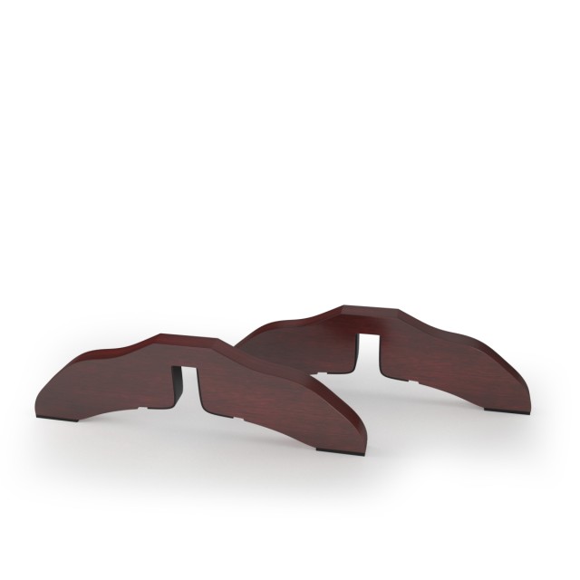 Costway Σετ 2 Τεμαχίων Ξύλινα Πόδια Στήριξης για Παιδική Πόρτα Ασφαλείας Κατοικιδίων - Καφέ PS7366CF